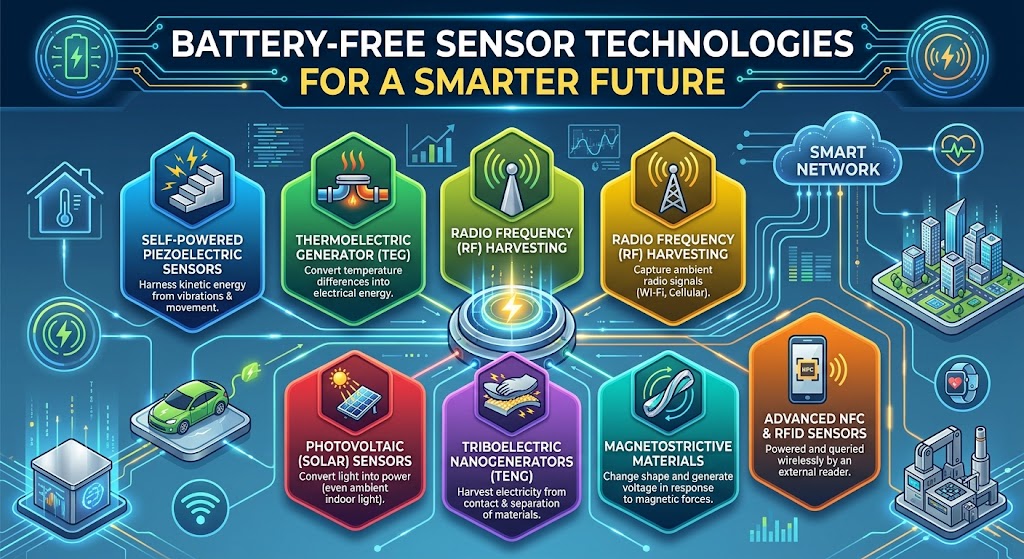 7 Powerful Battery-Free Sensor Technologies for a Smarter Future