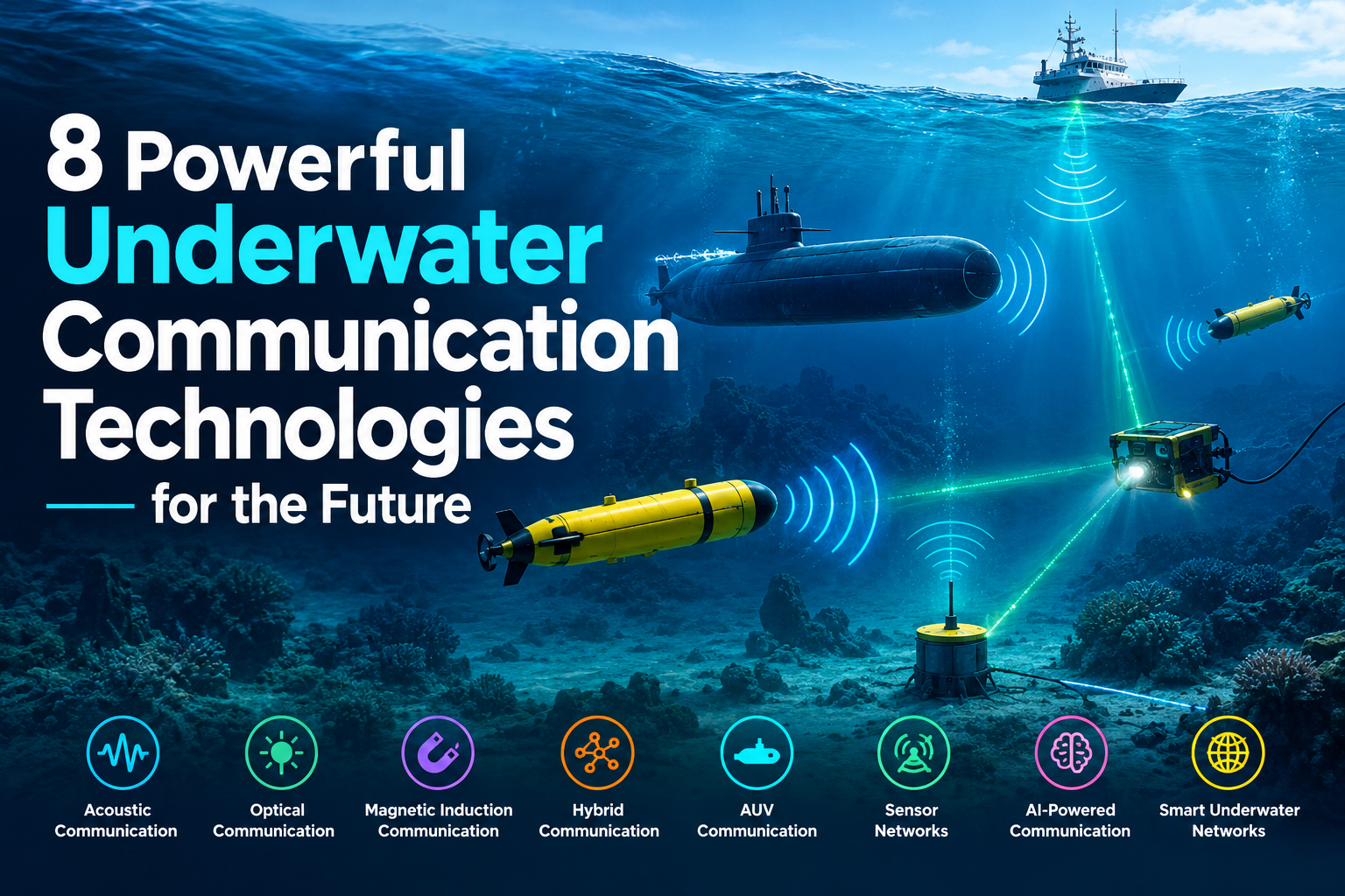 8 Powerful Underwater Communication Technologies for the Future